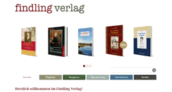 Desktop Screenshot of findling-verlag.de